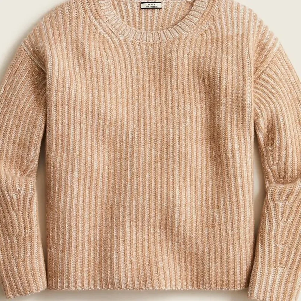 Jcrew Women's Tan and Brown Jumper
